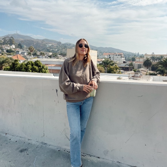 ELWOOD x COTTON & COMB “Favorite Feelings” Vintage Brown Core Crewneck - Picture 7 of 7